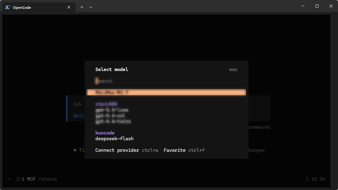 OpenCode 模型列表